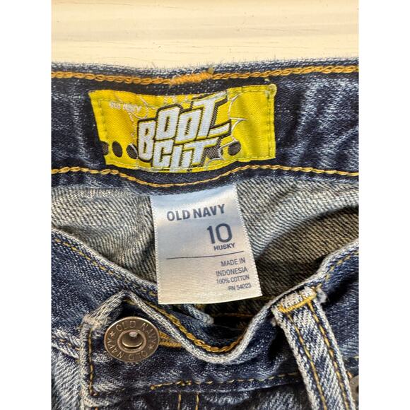 Old Navy Bootcut Jeans Boy's Size 10 Husky - Picture 3 of 3